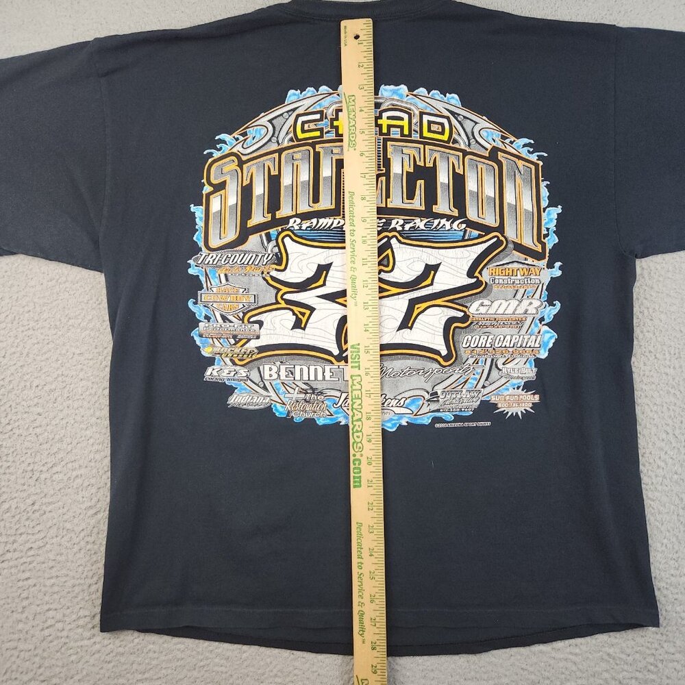 Chad Stapleton Dirt Late Model Motorsports Racing Shirt Mens Extra Large Indiana - Picture 7 of 11